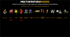Desktop Screenshot of multiaventuramadrid.com