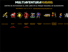 Tablet Screenshot of multiaventuramadrid.com